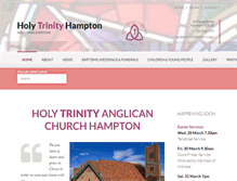 Tablet Screenshot of holytrinityhampton.org.au